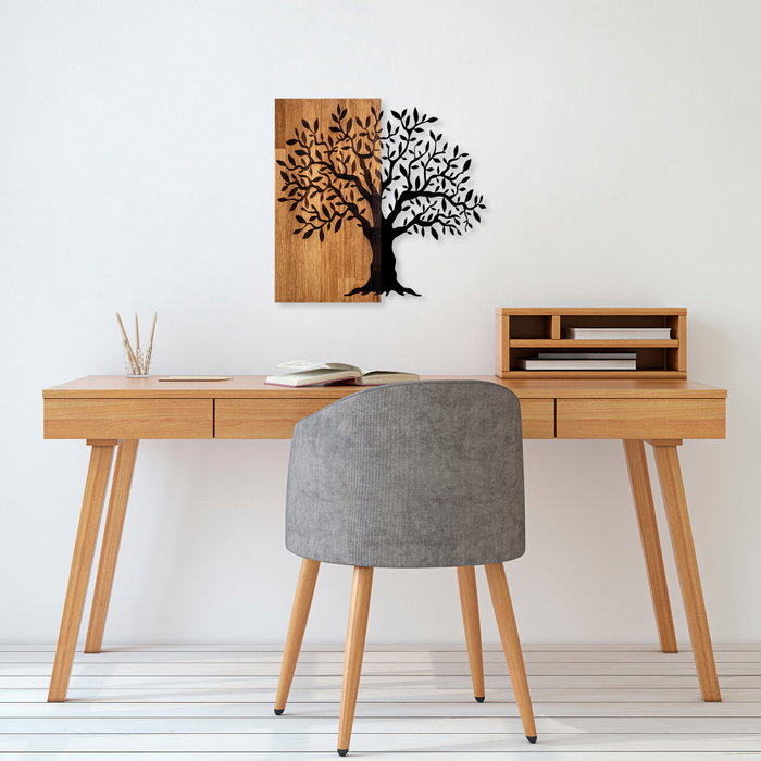 Wallity Mysterious Tree - 371 Escultura de Pared de Madera y Metal